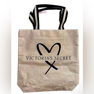 VICTORIA'S SECRET SPARKLE Canvas CARRYALL TOTE BAG angels models